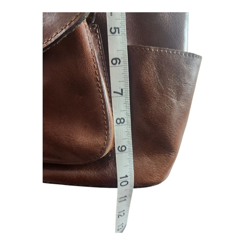 Patricia Nash Bolsena tote bag full grain leather purse‎ shoulder bag brown